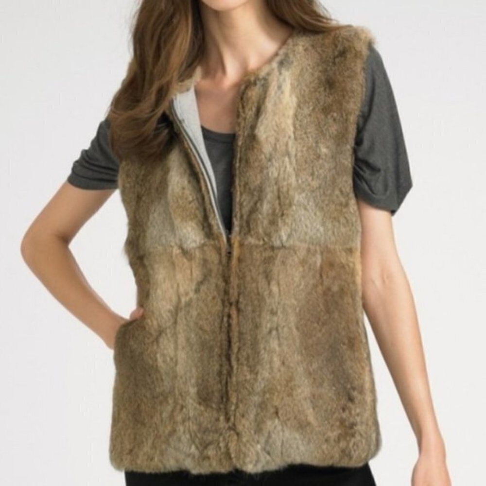 LaRok Luxe 100% Rabbit Fur Vest